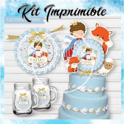 Kit Imprimible Candy Bar El Principito El Más Completo