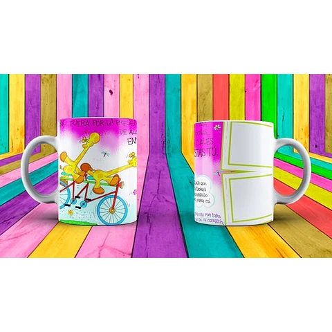Plantillas Sublimación Tazas - Día Del Amigo #3 / Psd