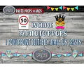 Kit Photo Booth Cumpleaños Cumple 50 Frases Y Props Completo