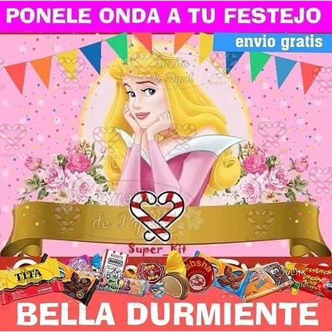 Kit Imprimible Aurora Bella Durmiente