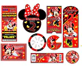 Kit Imprimible Candy Bar Minnie Roja El Mas Completo