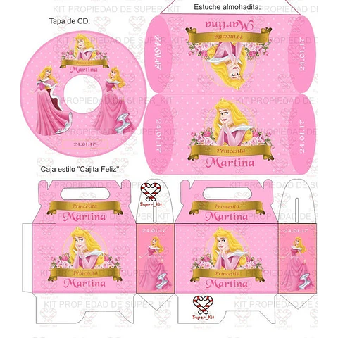 Kit Imprimible Aurora Bella Durmiente