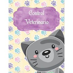 Pack 5 Libretas Control Veterinario Mascotas / Editables Ppt