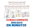 Kit Baby Shower Tiernos Animalitos Tribal Leoncita Osa Nena