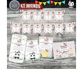 Kit Baby Shower Tiernos Animalitos Tribal Leoncita Osa Nena