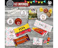 Kit Baby Shower Tiernos Animalitos Tribal Leoncita Osa Nena