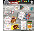 Kit Baby Shower Tiernos Animalitos Tribal Leoncita Osa Nena