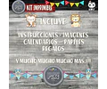 Kit Baby Shower Tiernos Animalitos Tribal Leoncita Osa Nena