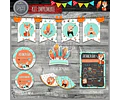 Kit Imprimible Candy Bar Animales Del Bosque Zorrito Oso