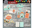 Kit Imprimible Candy Bar Animales Del Bosque Zorrito Oso