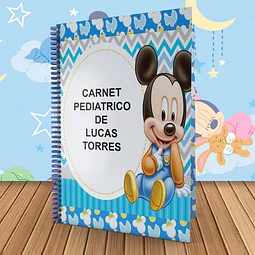 Cuaderno Agenda Pediátrica Imprimible Mickey / Power Point
