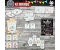 Kit Candy Bar Tiernos Animalitos Tribal Leon Oso Monito Nene