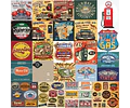Colección De Vectores Vintage Autos Para Illustrator Eps, Ai