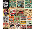 Colección De Vectores Vintage Autos Para Illustrator Eps, Ai