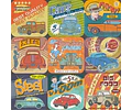 Colección De Vectores Vintage Autos Para Illustrator Eps, Ai