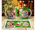 Pack 80 Plantillas Sublimación Tazas - Diseños Navidad