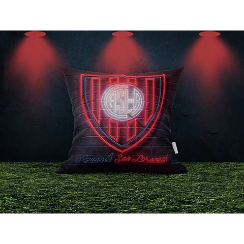 Diseños Plantillas Cojines Futbol Argentino Neón Sublimación