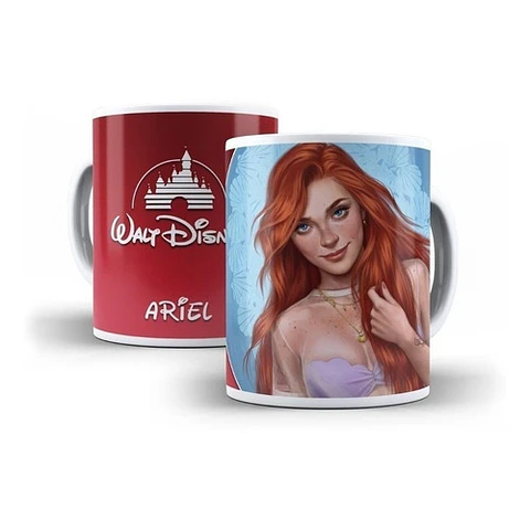 Kit Diseños Plantillas Tazas Princesas Modernas Sublimación