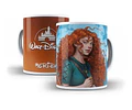 Kit Diseños Plantillas Tazas Princesas Modernas Sublimación