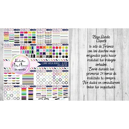 16 Sets De Frames Banderines Bordes Ribbons Cliparts Png
