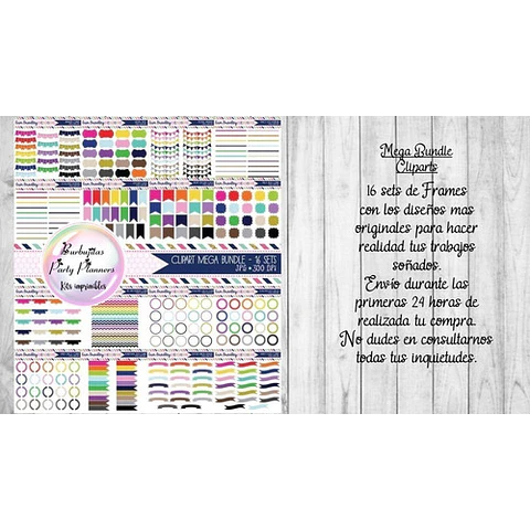 16 Sets De Frames Banderines Bordes Ribbons Cliparts Png