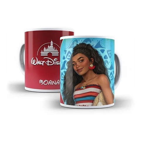 Kit Diseños Plantillas Tazas Princesas Modernas Sublimación
