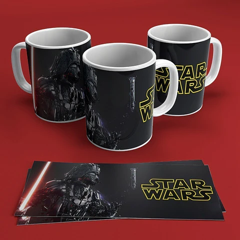 Plantillas Sublimación Tazas - Star Wars 51 Diseños!