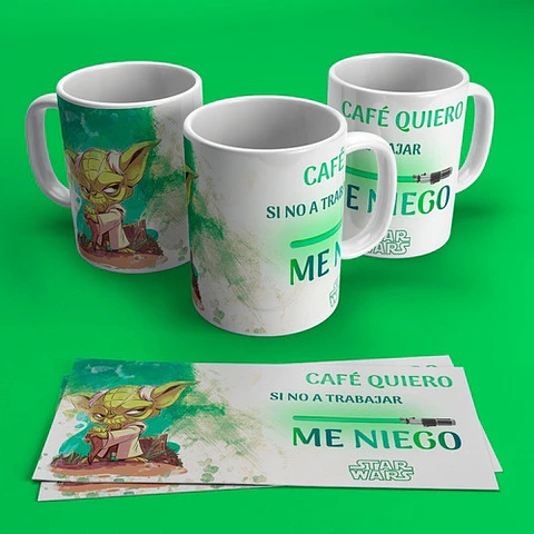 Plantillas Sublimación Tazas - Star Wars 51 Diseños!