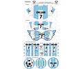 Kit Imprimible Racing Futbol Editable