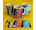 Plantillas Sublimación Tazas - Star Wars 51 Diseños!