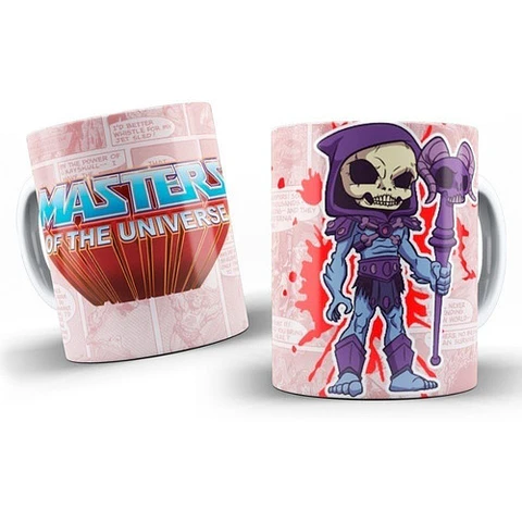 Kit Diseños Plantillas Tazas He Man Chibi Sublimación M1