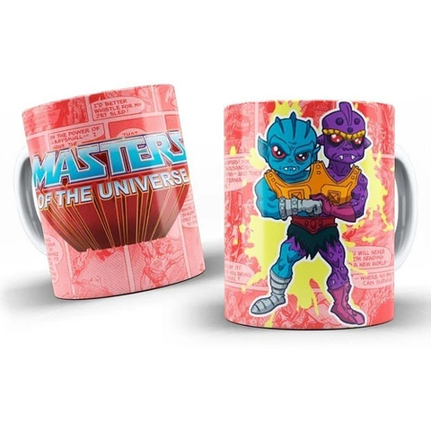 Kit Diseños Plantillas Tazas He Man Chibi Sublimación M1