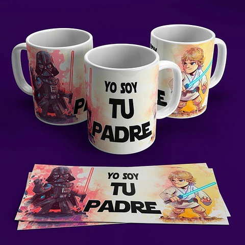 Plantillas Sublimación Tazas - Star Wars 51 Diseños!