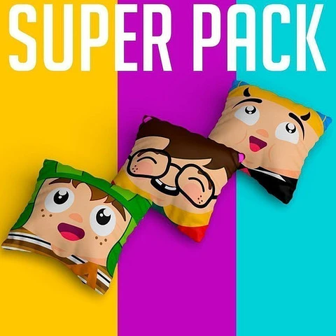 20 Plantillas Sublimación Almohadones - El Chavo Del 8
