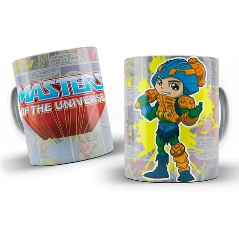Kit Diseños Plantillas Tazas He Man Chibi Sublimación M1
