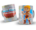 Kit Diseños Plantillas Tazas He Man Chibi Sublimación M1