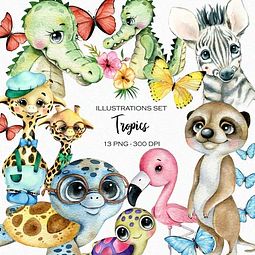 Cliparts Imagenes Png Animales Tropicales Is41