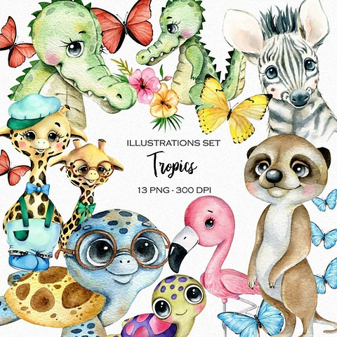 Cliparts Imagenes Png Animales Tropicales Is41