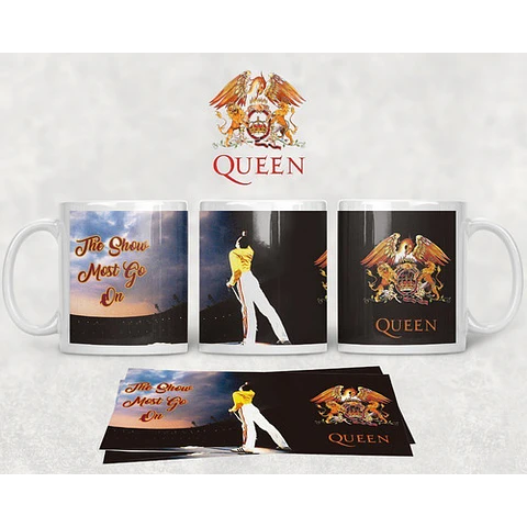 Diseños Plantillas Tazas Queen Freddie Mercury Banda Rock