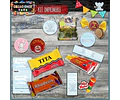 Kit Imprimible Candy Bar Bautismo Elefante Bebe Nene Full