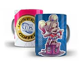 Kit Diseños Plantillas Tazas Dc Comics Sublimación Editable