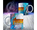Kit Diseños Plantillas Tazas Los Vengadores Sublimación M3