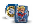 Kit Diseños Plantillas Tazas Dc Comics Sublimación Editable