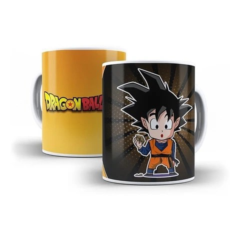 Kit Diseños Plantillas Tazas Dragon Ball Sublimación