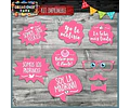 Kit Photo Booth Bautismo Nena  Imprimible Frases Y Props