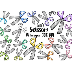 Cliparts Imagenes Png Tijeras De Colores Pasteles Jk58