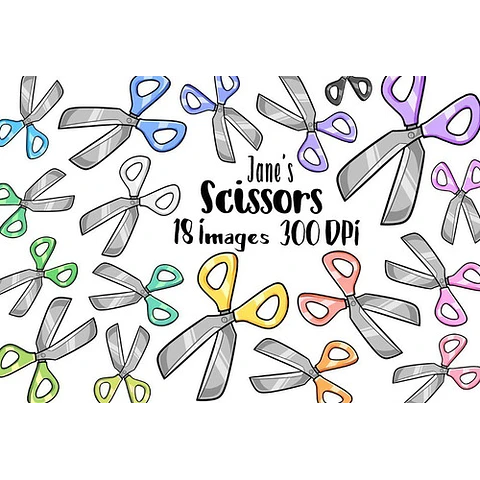 Cliparts Imagenes Png Tijeras De Colores Pasteles Jk58