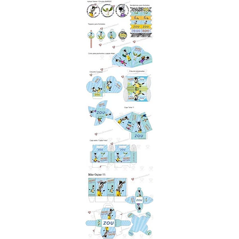 Kit Imprimible Zou Editable