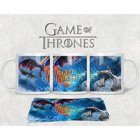 Kit Diseños Plantillas Tazas Game Of Thrones Sublimación M3