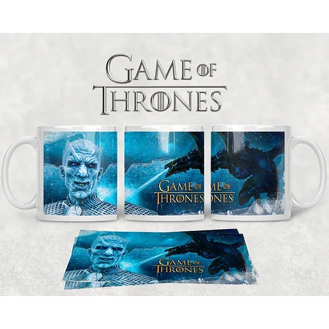 Kit Diseños Plantillas Tazas Game Of Thrones Sublimación M3